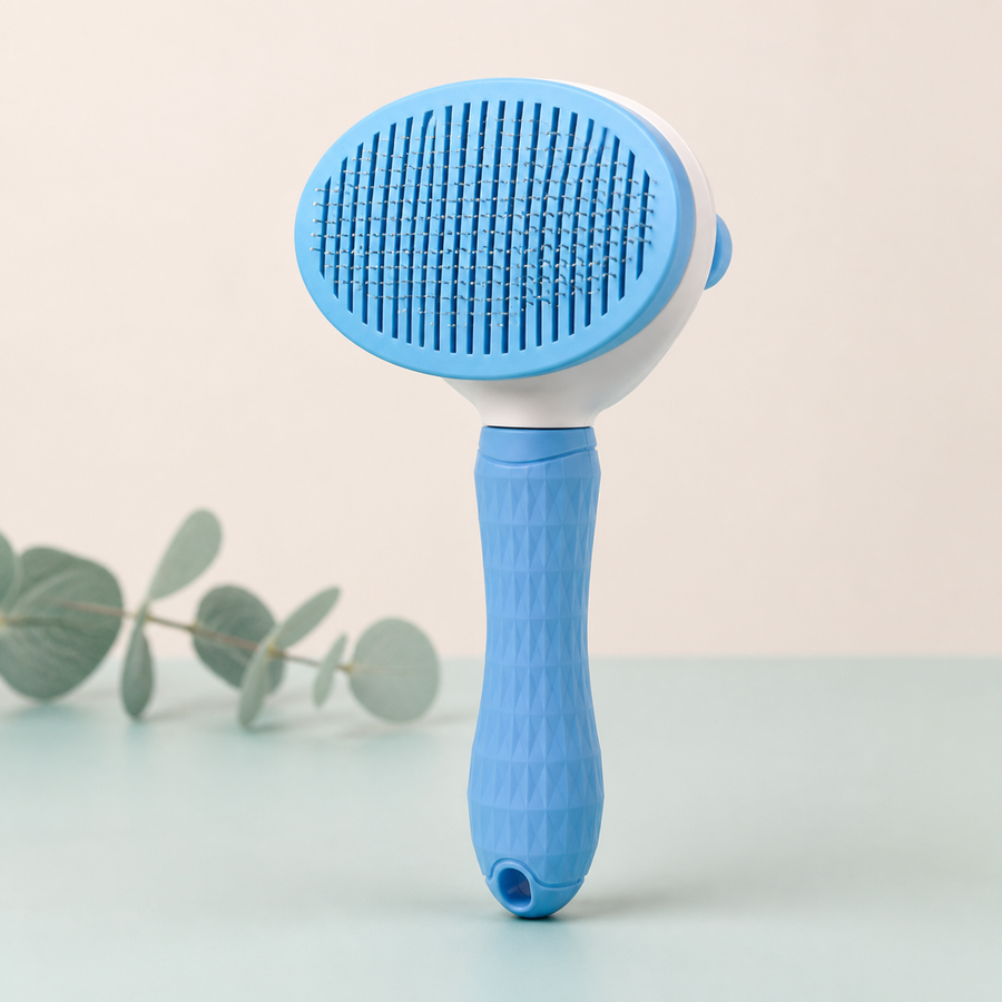 Felivana Self-Cleaning Grooming Brush for Cats & Dogs